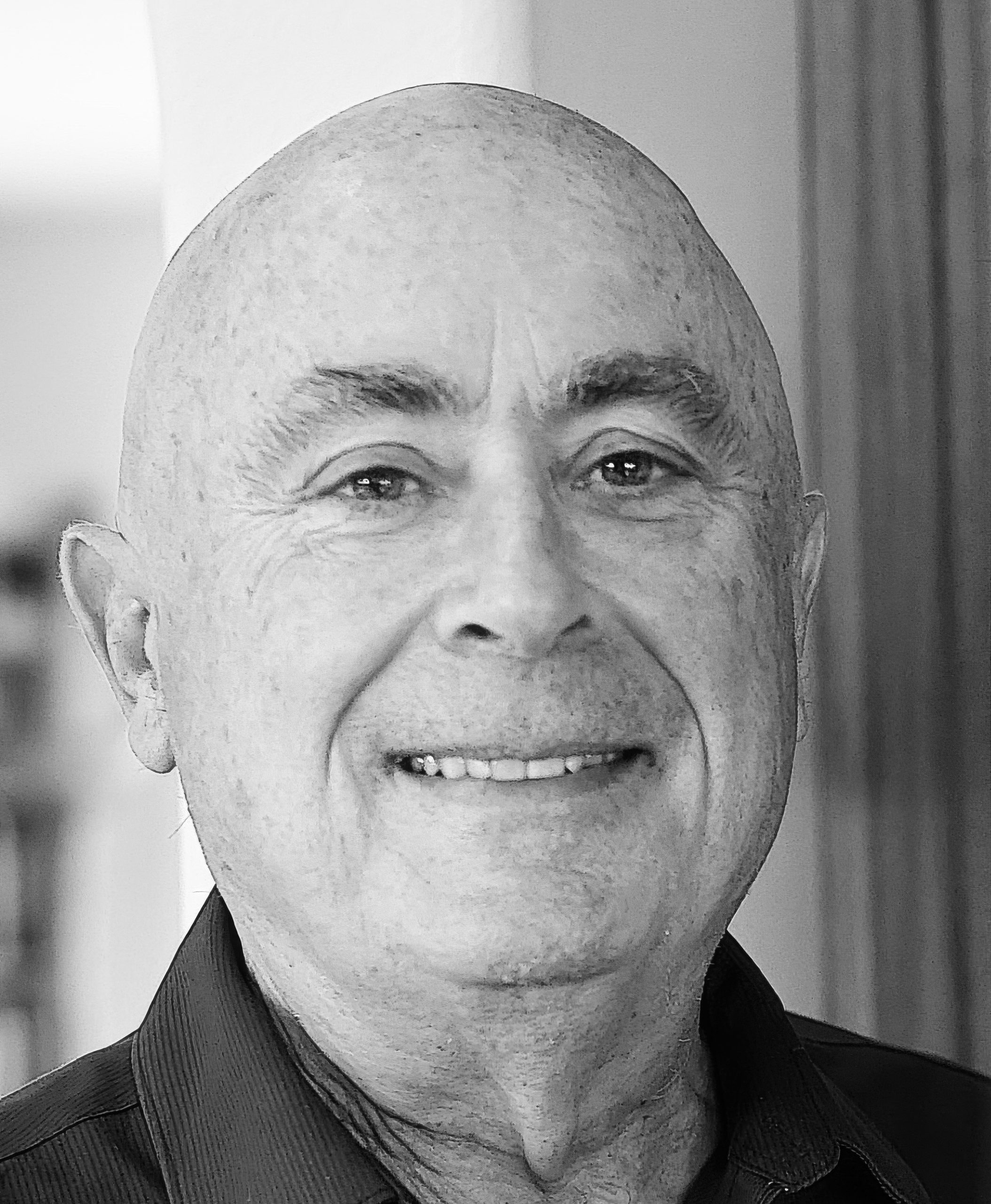 Black and white portrait of Jean-Marie Bonthous